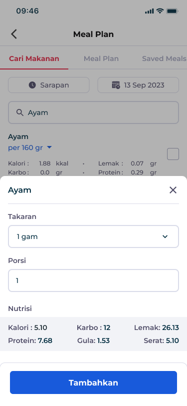 Meal Plans & Saved Meals screenshot 4